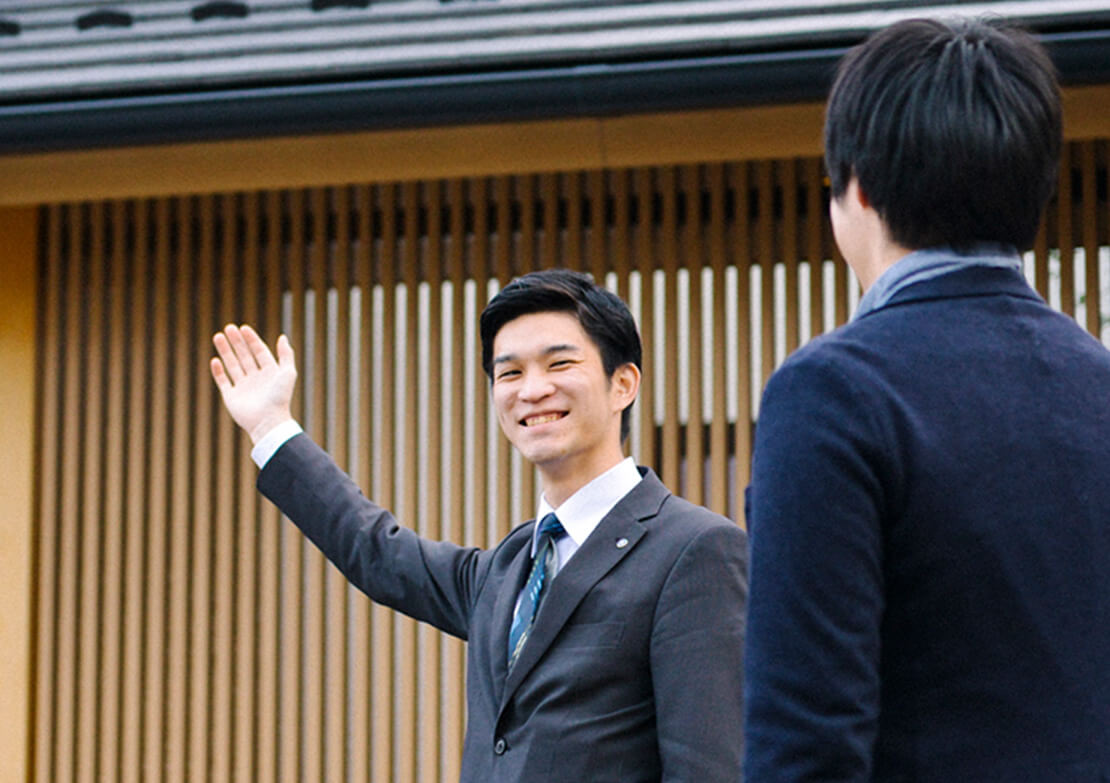 理想の家をカタチにするまで向き合う。営業担当から家づくりのパートナーになっている